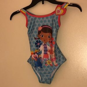 Disney Doc McStuffins 1 piece swimsuit